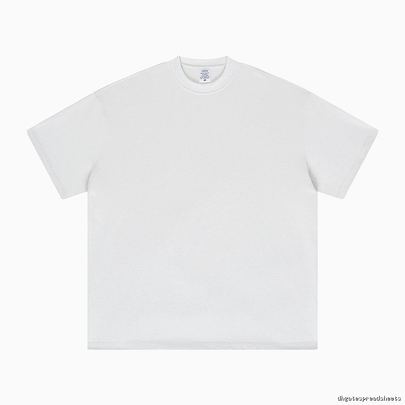 Classic Plain white T-shirt Minimal White Short for Daily Styling