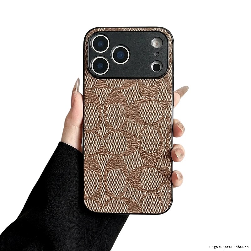 Coach Monogram Retro iPhone Case