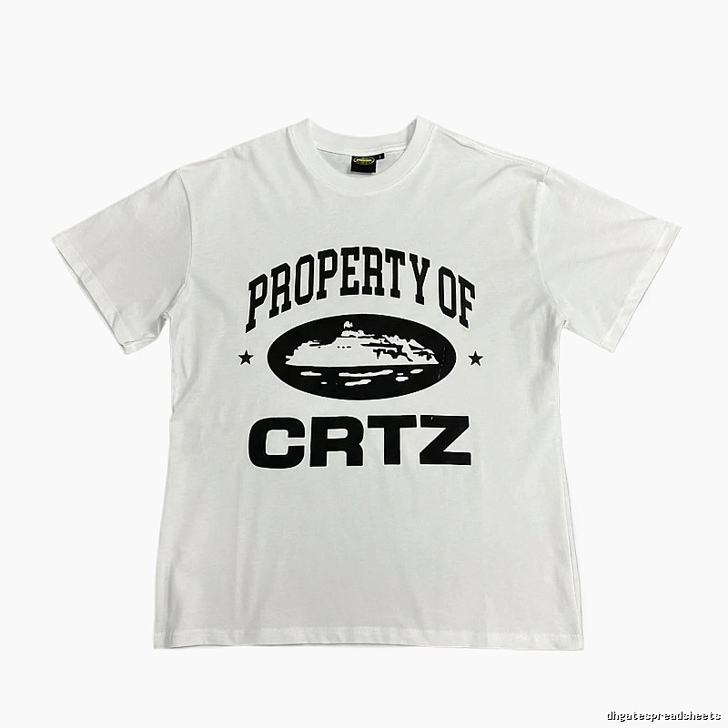 Corteiz letter - printed white T - shirt