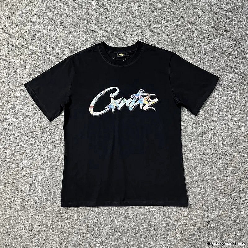 Corteiz Logo Detail Logo T-shirt Black Corteiz with Relaxed Feel
