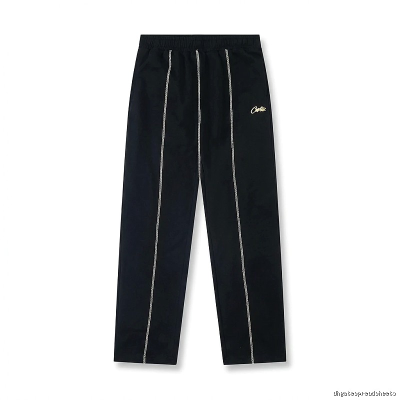 Corteiz minimalist style black trousers