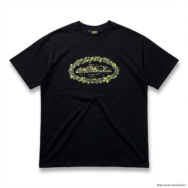 Corteiz Printed Trendy Black T-shirt