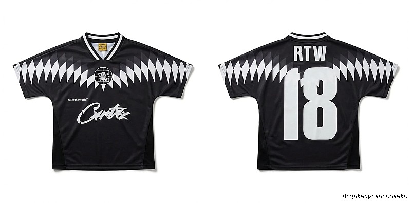 Corteiz RTW Series Black and White Wind Top