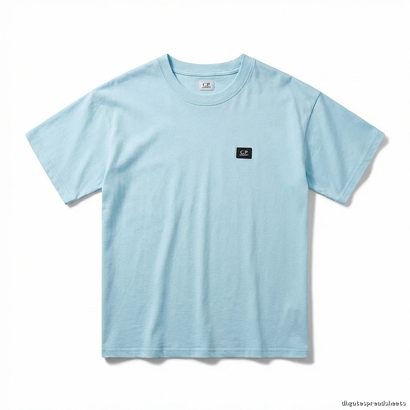 C.P. basic simple style light blue T-shirt