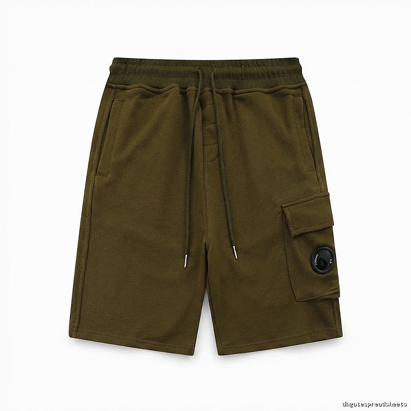 C.P. Company olive work-style shorts