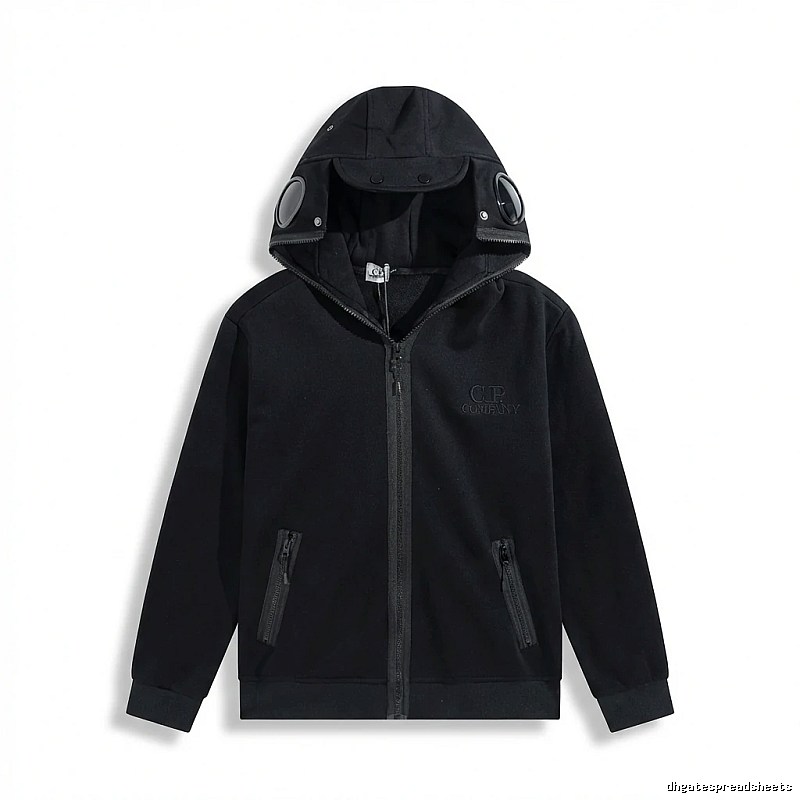 C.P. Functional Style Black Hoodie