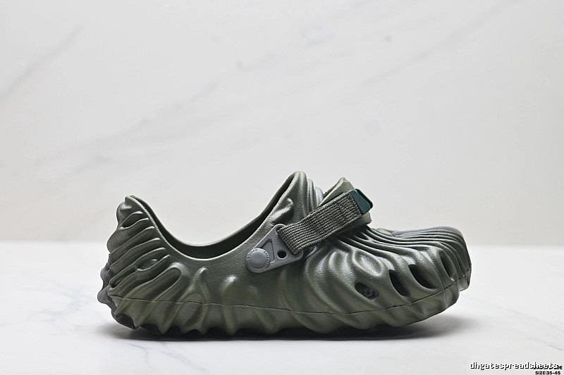 Crocs Pleated Trendy Green Shoes