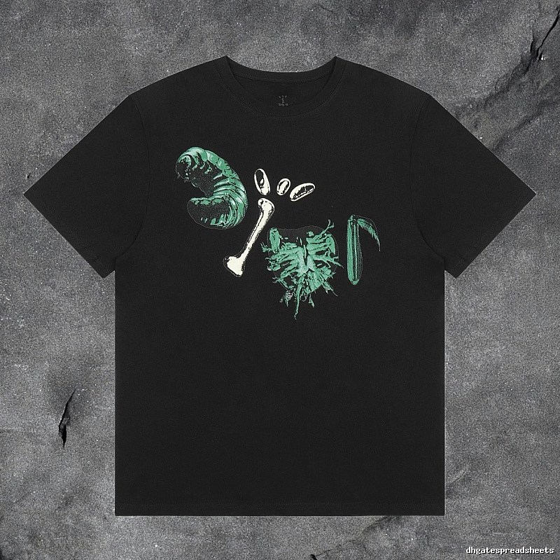 Denim Tears 2031-62 Black Graphic T-Shirt Outdoor Days