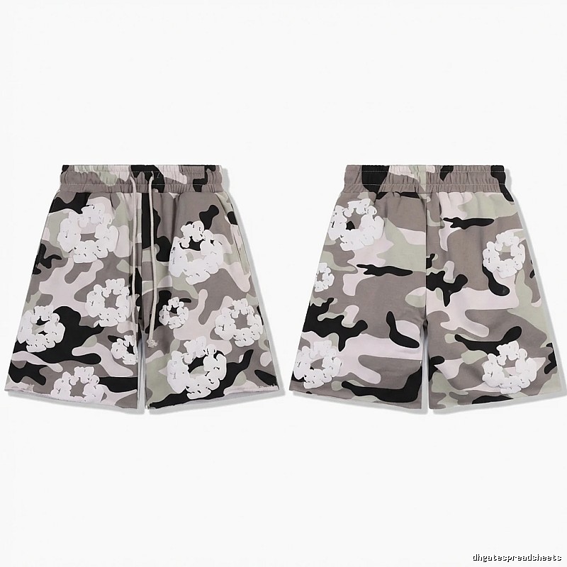 DENIM TEARS Camouflage Casual Shorts