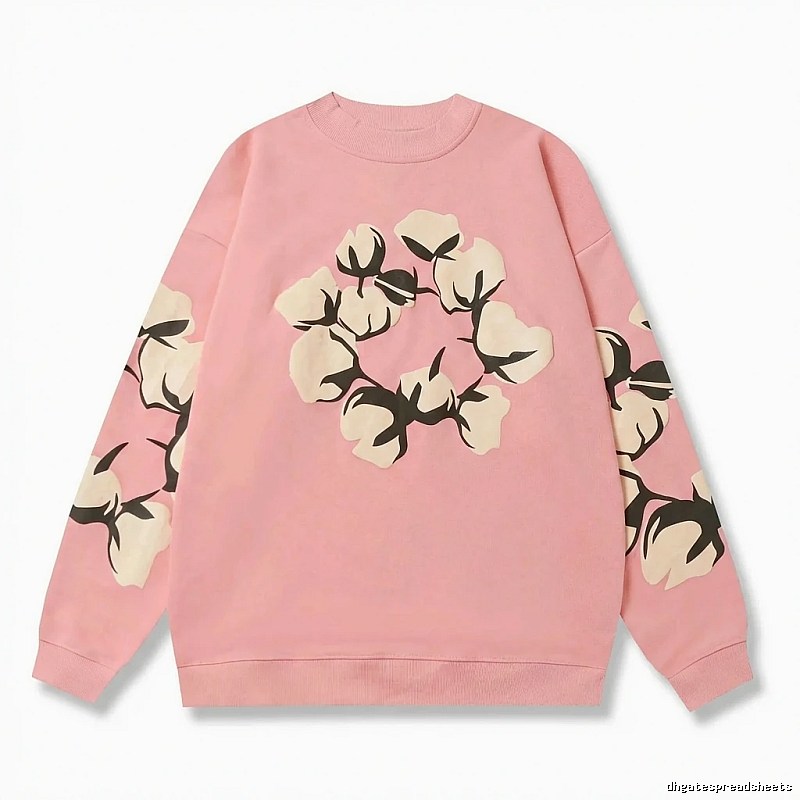 DENIM TEARS Pink Floral Sweatshirt