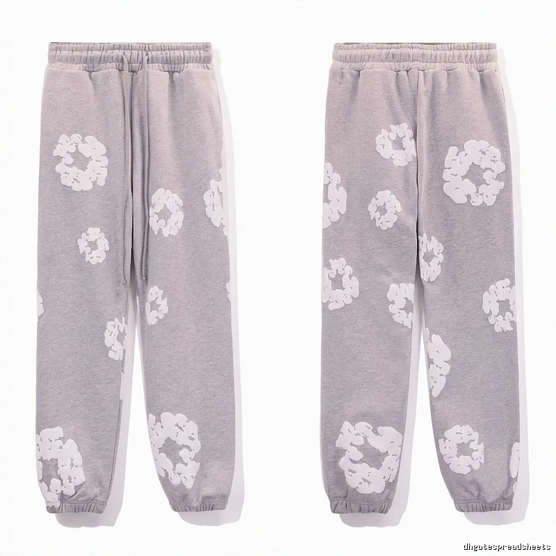 DENIM TEARS Printed Casual Grey Pants