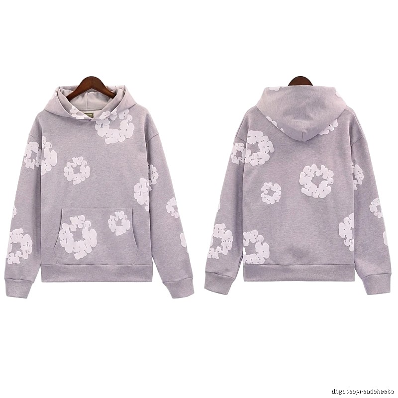 DENIM TEARS Printed Casual Grey Sweatshirt