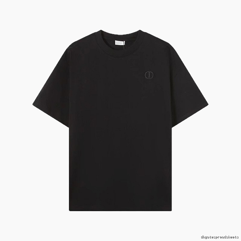 Dior Classic Collection Minimalist Style Black T-Shirt
