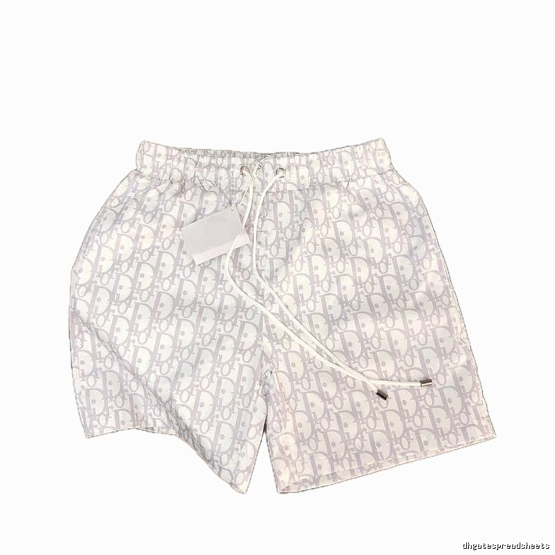 Dior Classic Monogram Casual Style Light Gray Shorts