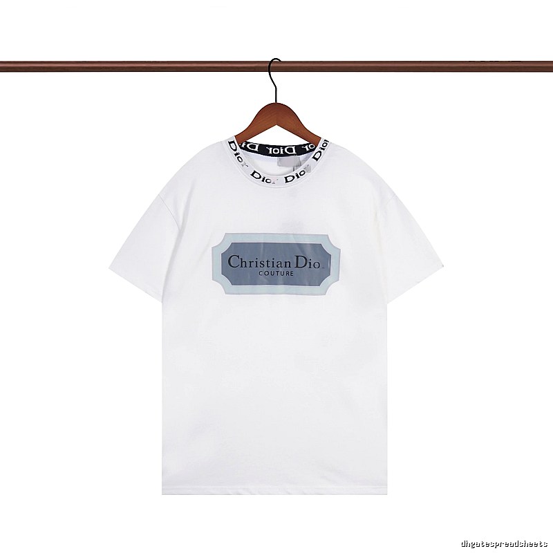 Dior Couture Minimalist Style White Short-sleeve T-shirt