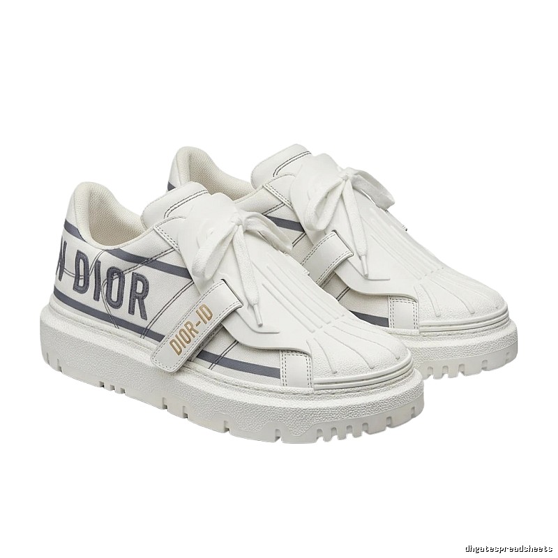 Dior letter - printed casual white shoes