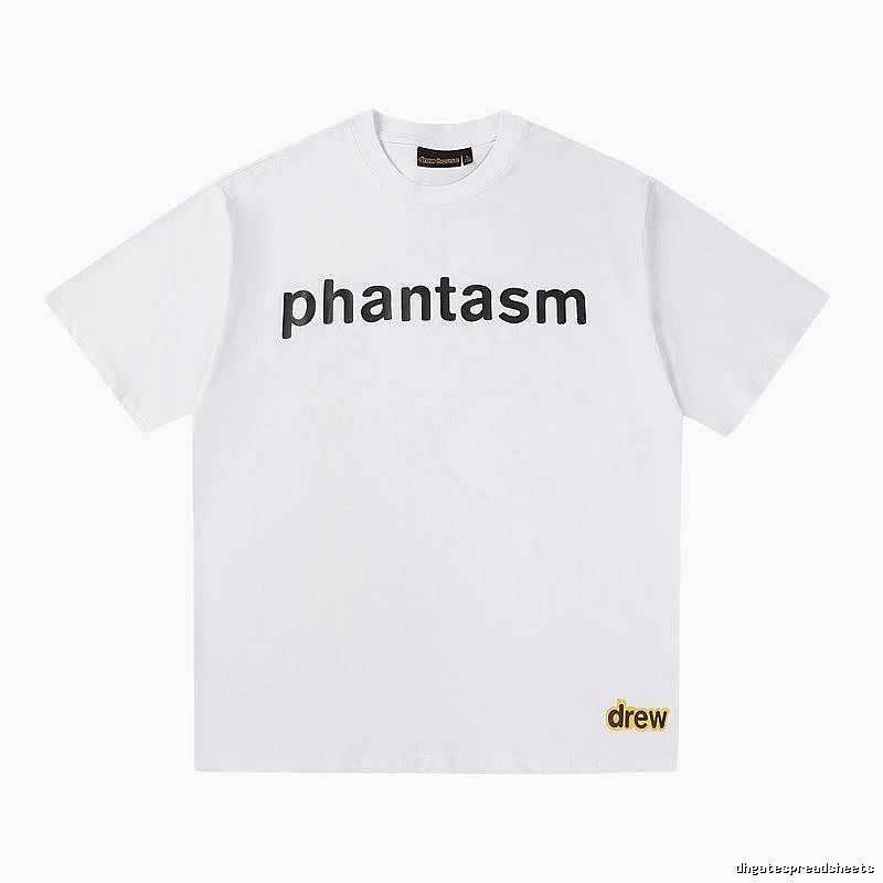 DREW Letter Print Street Style White T-shirt