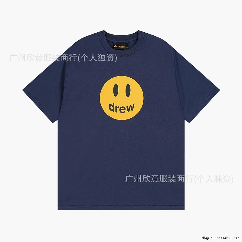 DREWHOUSE Smiley Street Style Navy Blue T-shirt