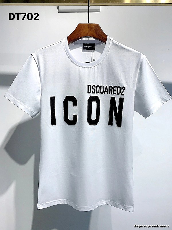 DSQUARED2 ICON Streetwear White Short-sleeve T-shirt