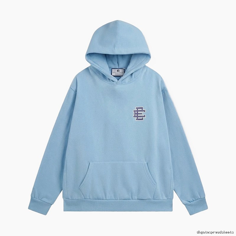 Eric Emanuel Classic Simple Style Blue Hoodie