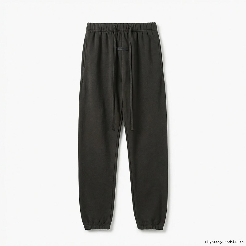 ESSENTIALS Basic Casual Black Pants