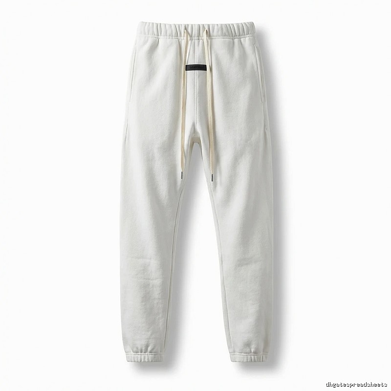 ESSENTIALS Basic Casual White Sweatpants
