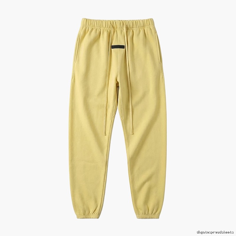 ESSENTIALS Basic Casual Yellow Sweatpants