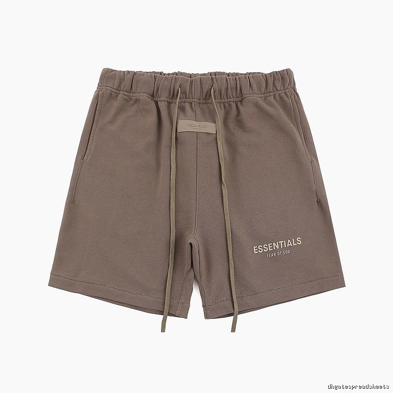 ESSENTIALS Basic Khaki Shorts
