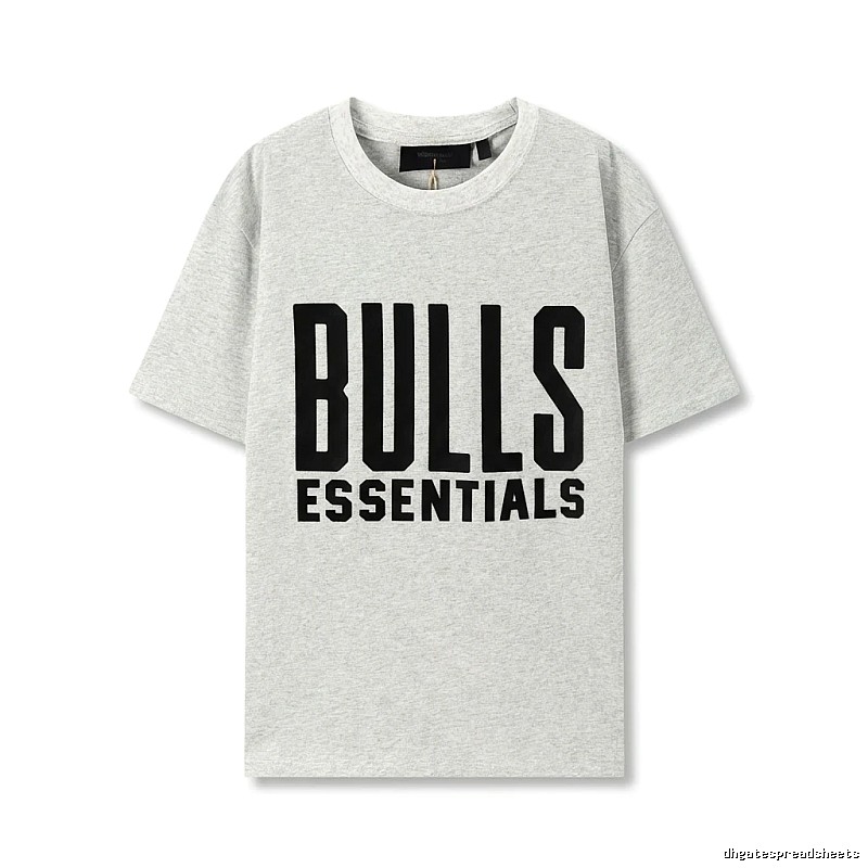 ESSENTIALS Bulls Style Grey T-shirt