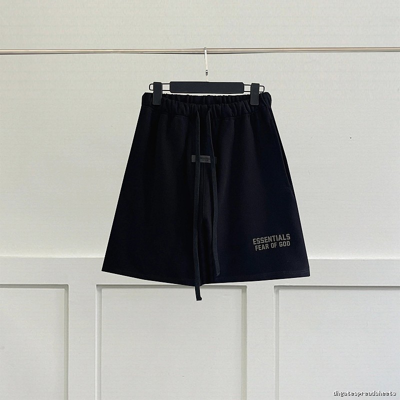 ESSENTIALS casual style black shorts