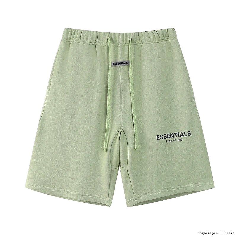 ESSENTIALS casual style light green shorts