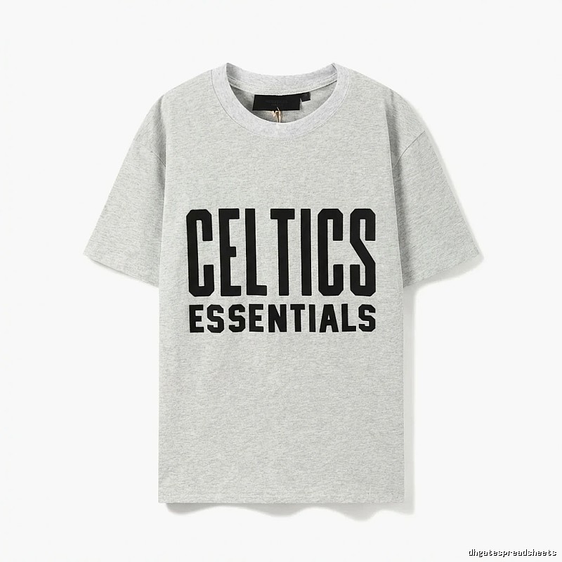 ESSENTIALS Gray and Black T-shirt of the Trendy Brand
