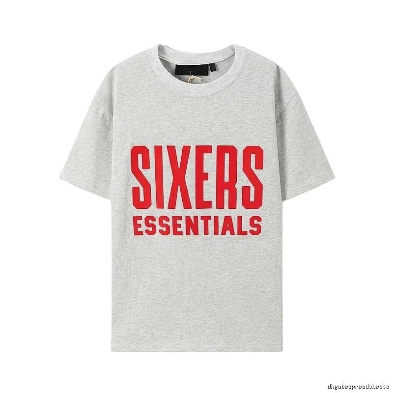 ESSENTIALS Grey Minimalist Style T-shirt