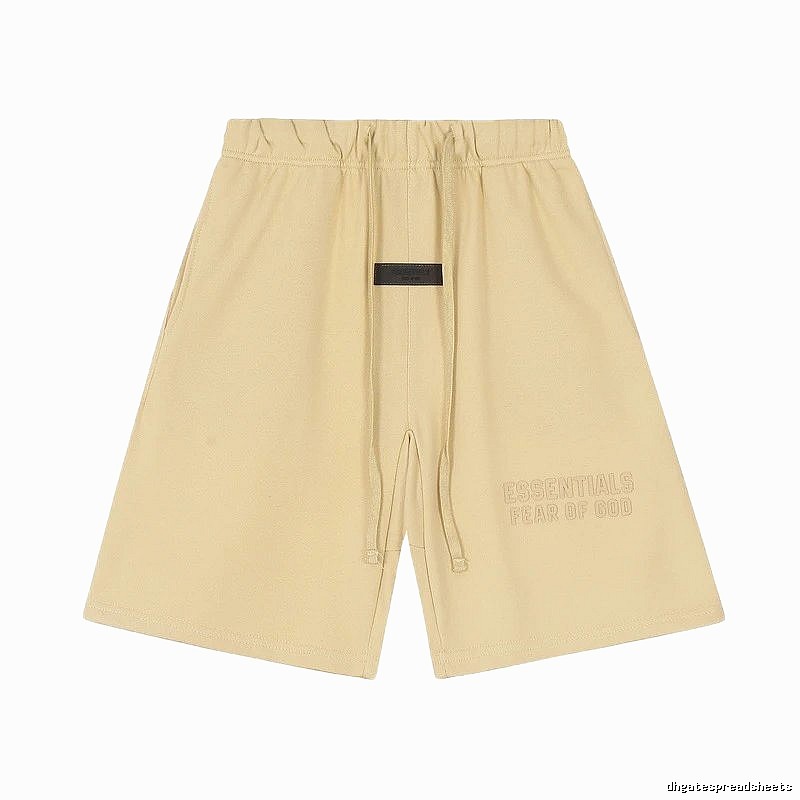 ESSENTIALS minimalist khaki shorts