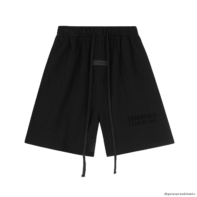 ESSENTIALS minimalist style black shorts