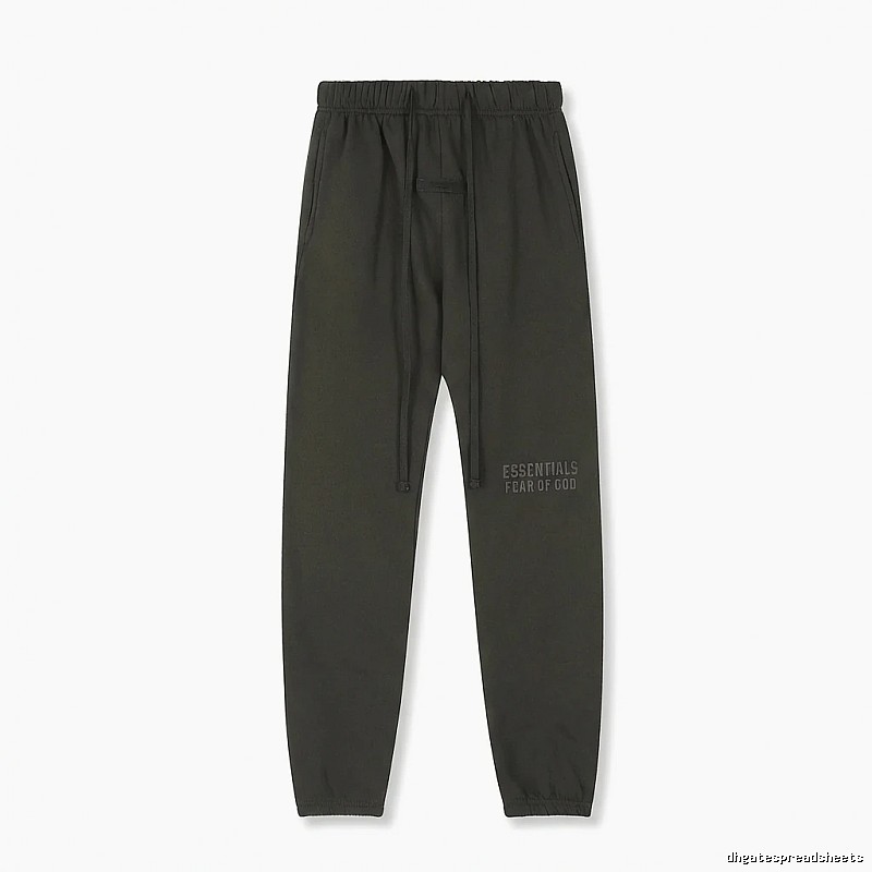 ESSENTIALS minimalist style dark gray sweatpants