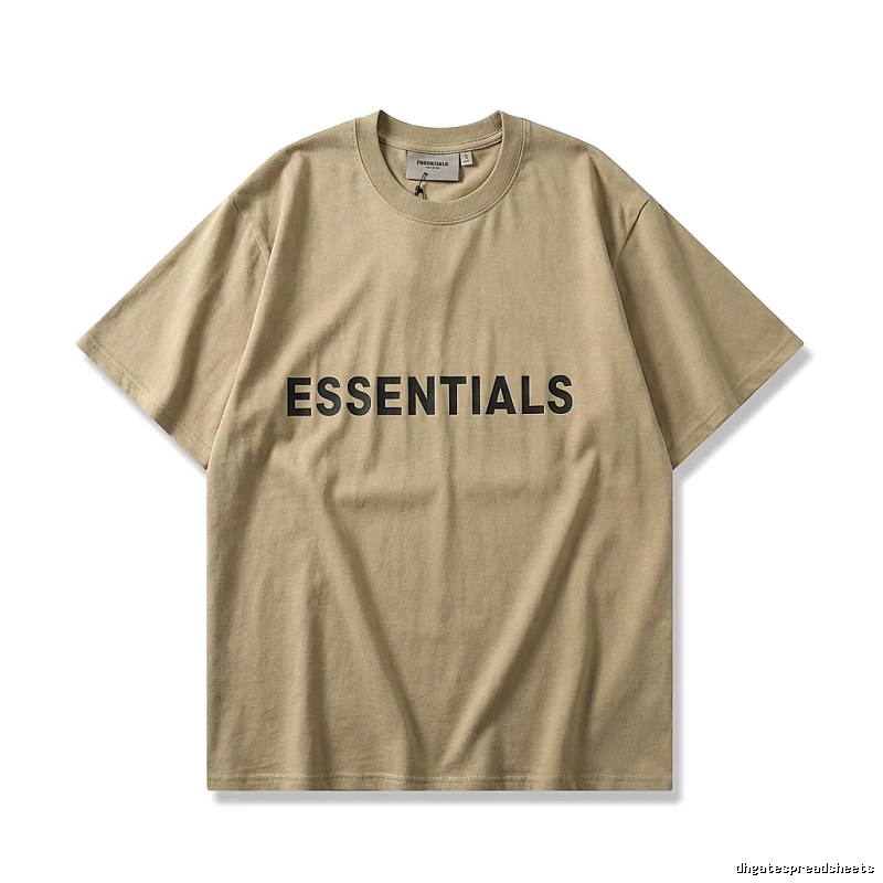 ESSENTIALS minimalist style khaki T-shirt