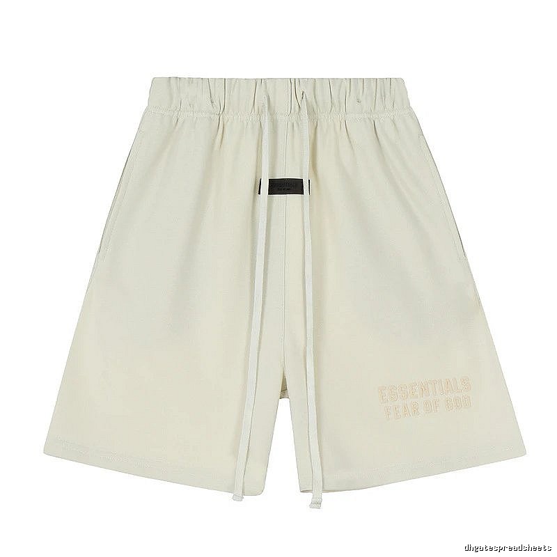 ESSENTIALS minimalist style off-white shorts