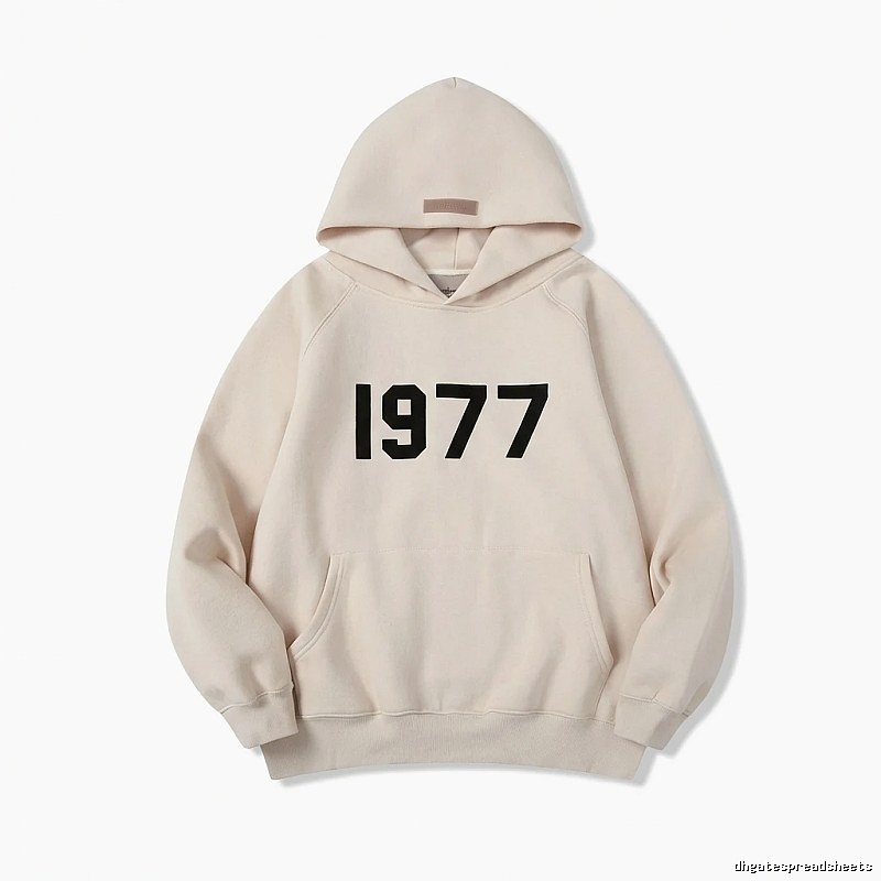 ESSENTIALS minimalist style off-white sweatshirt