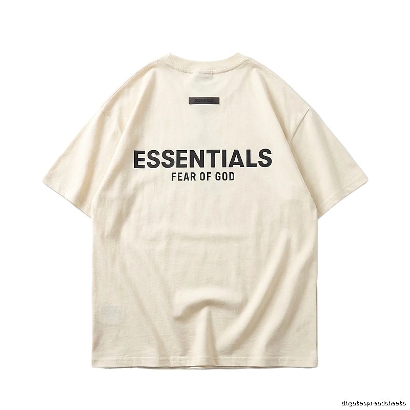 ESSENTIALS minimalist style off-white T-shirt