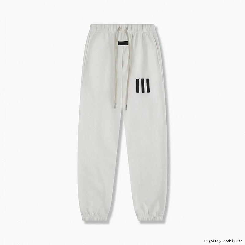 ESSENTIALS minimalist style white sweatpants