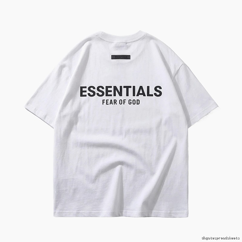 ESSENTIALS minimalist style white T-shirt