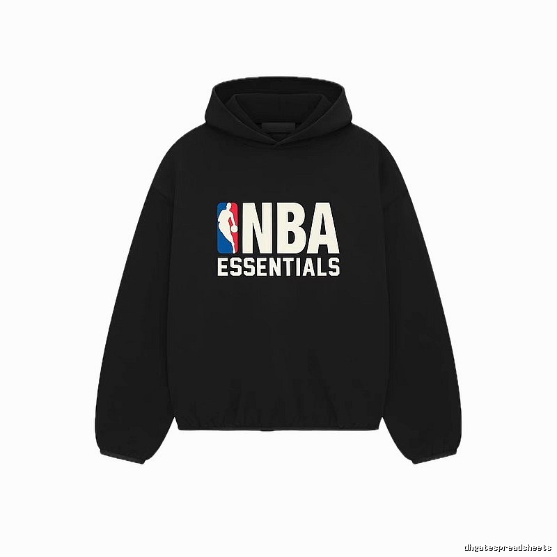 ESSENTIALS NBA-style black hoodie