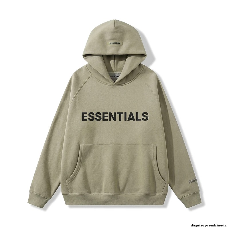 ESSENTIALS Simple Style Grey Hoodie