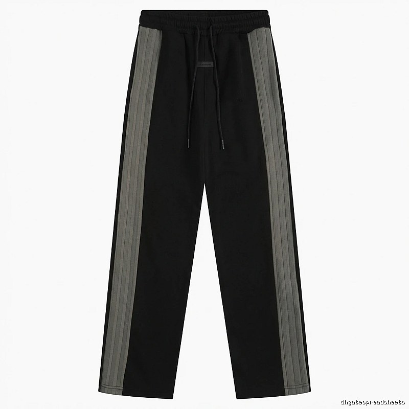 ESSENTIALS striped casual black pants