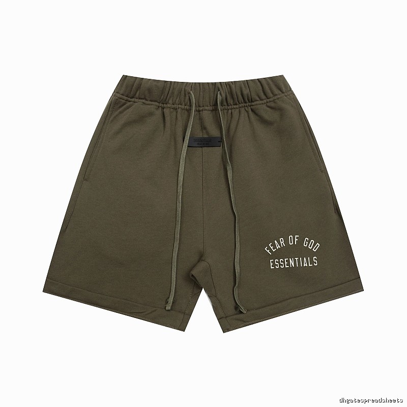 ESSENTIALS trendy brand army green shorts