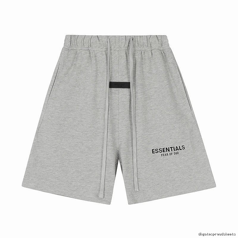 ESSENTIALS Trendy Brand Simple Style Grey Shorts