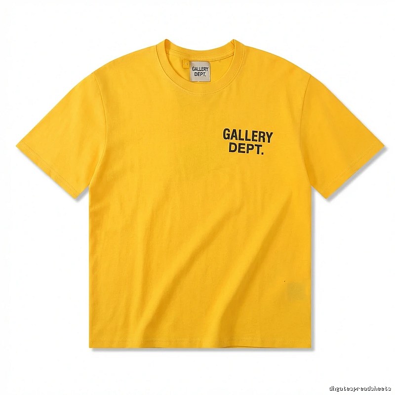 Gallery Dept. Alphabet Style Yellow T-shirt
