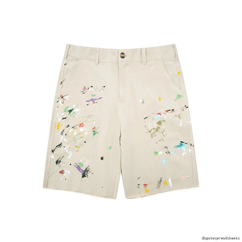 Gallery Dept Graffiti Style Beige Shorts