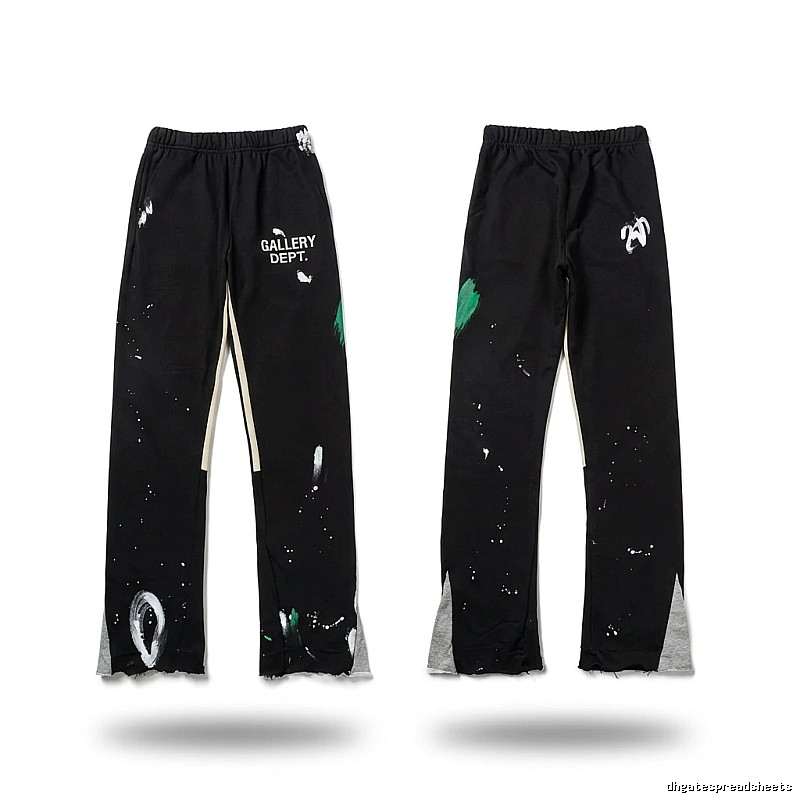 Gallery Dept Graffiti Style Black Trousers